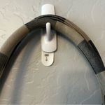 Disney Parks Disneyland Black, Gray and Neon Striped Canvas Tote Bag with Bow Photo 9