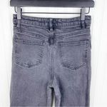 Free People  Wales Wide Leg Jean Black Cotton Denim High Waisted Women's Size 26 Photo 4