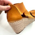 Gentle Souls  Kenneth Cole Colleen X Elastic Leather Espadrille Wedge Sandals Photo 7