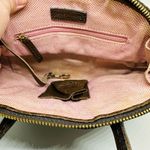 Dooney & Bourke Vintage Chocolate Brown Dome Zipper Closure Satchel Size Small Photo 9