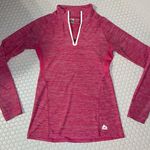 Quarter Zip Pullover Pink Photo 1