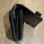 Kate Spade  Darla Montford Park Black Leather Bow Key Ring Wallet Photo 9