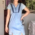 Olive & Oak embroidered chambray dress Photo 0