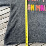 Lou & grey  Multicolor “Party Animal” Text Gray Sweater Photo 5