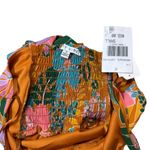 City Vibe Dress Retro Floral Resort Size Small Mini Bow Cut Out Vacation 70s Photo 5