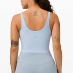 Lululemon Align Cropped Athletic Tank Top in Blue Linen women’s size 12 Photo 1