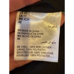 Bar III bar‎ III Vest Women XS Black Faux Leather Belted Trench Vest Gothic Outdoor Punk Photo 9