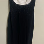 Daymore Couture Black/ White Gown Jewel Accents Dress Size 10 Formal Cocktail Black Photo 0