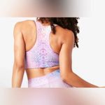 Terez New  high shine sports bra XL pink python Photo 1