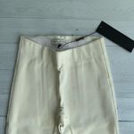 Halston Heritage NWT Cream High Waist Ribbed Leggings Size XS Photo 1