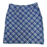 Tommy Hilfiger  Womens Size 4 Preppy Plaid Cotton Mini‎ Skirt Blue Red Yellow​​​ Photo 3