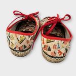 Fendi  Junia Espadrille Women's Size 36.5 Vintage Printed Multicolor‎ Lace Up Photo 3