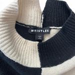 Whistles Black Checkerboard Wool Sweater Photo 4