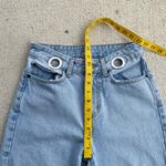 Carmar Denim CARMAR High Rise Grommet Jeans 24 Light Wash Distressed Straight Leg revolve Y2K Photo 7