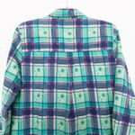 VTG American Sweetheart‎ Womens Shirt Size M Plaid Flannel Western 90s Floral Green Size M Photo 5