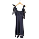 Petal and Pup Dress Marcella Midi in Navy Embroidered Floral NEW Photo 2