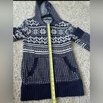 If It Were Me  Sweater Womens Size XS Winter Isle Wool Blend Cardigan Full Zip Photo 2