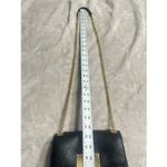 Michael Kors  Charlton Black Leather Gold Push Lock Crossbody Shoulder Bag Purse Photo 3