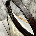 CHAPS Cream Cable Knit Sweater Hobo Shoulder Bag Leather Straps Y2K Chunky Cozy Photo 12