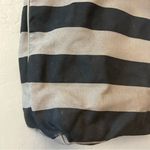 Disney Parks Disneyland Black, Gray and Neon Striped Canvas Tote Bag with Bow Photo 14