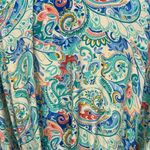 Tolani Collection Paisley Maxi Kaftan Dress - Cream Multicolor, Size Medium NWT Photo 10