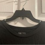 On Fire  black astrological zodiac horoscope astrology graphic shirt Photo 1