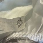 Just My Size  Vintage Bra White Satin Lace Pearl Detail 1985 Underwire NWT 44D #2 Photo 9