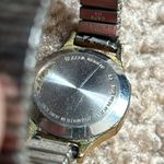 Caravelle  women’s vintage dainty two‎ tone gold electroplated bracelet watch Photo 6