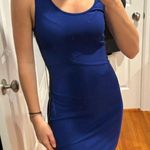 Armani Exchange Blue Sleeveless Mini Dress Photo 7