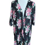 Ekouaer NWT Womens  Floral Kimono Duster Robe - XL Photo 0