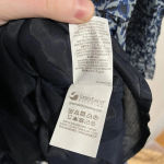 Boden Ruffle Open Back Mini Dress in Blue Quarry Abstract‎ Vine Size 4R Photo 4