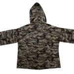 Sugar Lips Sugar+Lips Olive Green & Black Camo Print Jacket 3/4 Sleeves Lightweight Size XS Photo 4