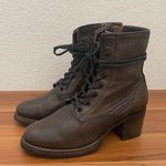 FREEBIRD by Steven 99202 “Cavalier” Brown Leather Lace Up Boots Women’s Size 7 Photo 1