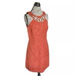 Laundry By Shelli Segal Dress Retro Y2k 90s 2000's Cocktail Resort Vacation Orange Size 2 Photo 2