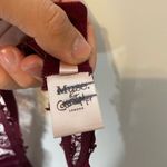 NEW Muse by Coco De Mer Bra 34B Maroon Lace Unlined Underwire Sheer Feminine Size undefined Photo 5