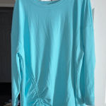 Ideology  Aqua Long Sleeve Tee Photo 0