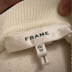 frame denim  Shrunken Crochet Cardigan in Off White Size XS Photo 5