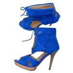 Carmen Steffens Neon Blue Cutout Lace Photo 0