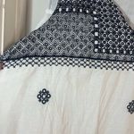 beach lunch lounge collection lliya dress navy embroidery sz 12 Boho Cottage Photo 3