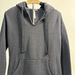 Green Tea Hoodie Pullover Sweatshirt Black Pockets Women's Size‎ M Medium Gray Photo 2