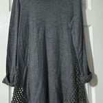 indigo. Soul ladies sweater long sleeve blouse is a size Medium. Photo 5