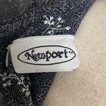 VINTAGE NEWPORT NEWS COTTON PRAIRIE DRESS GRANNY CHIC LACE COLLAR MADE IN USA Blue Size M Photo 14