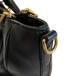 J.Crew Black Leather Satchel Minimalist Hand Bag Photo 7