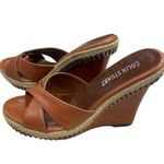 Colin Stuart  Women's Leather Wedge heel Slip on shoes size 8.5 SKU 1313 Photo 1