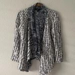 cupio  Open Jacket Sweater Blue & White Size Small Photo 5