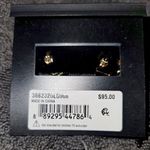 Coach NWT Earrings Bow Tie And Cherry Gold/black/pink $95 Photo 1