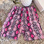 Boutique Pink Snake Biker Shorts Photo 4