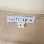 Baltic Born  Serena Shimmer Velvet Wrap Maxi Dress Pearl Champagne Large Photo 2