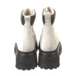 Timberland Sky Boots Women's 8 White Leather Platform Chunky Combat Lace Up NEW Photo 2