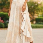 Free People  Gardenia  Print Maxi Skirt Sz.2 Photo 4